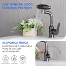 Luxury Line With 4 Jets Bathroom Faucet Countertop Basin With Mixer