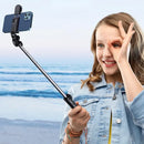 Mini Tripé Bastão Selfie Bluetooth 360° 3 em 1 para Celular