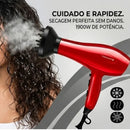 Secador de Cabelo Profissional 1900W – Secagem Rápida e Menos Frizz