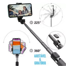 Mini Tripé Bastão Selfie Bluetooth 360° 3 em 1 para Celular