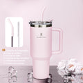 O Copo Térmico Portátil ROMANTIC CROWN 1200ml Inox com Tampa e Canudo