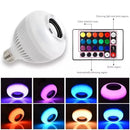 Lâmpada LED com Caixa de Som Bluetooth 12W + Controle Remoto