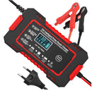 Carregador Inteligente de Bateria Automotiva 12V com Display Digital e Função de Reparo