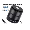 Mini Caixa de Som Bluetooth Portátil com Rádio FM, USB, MP3, P2 e SD