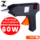 Pistola de Cola Quente Bivolt 60W com Botão Liga/Desliga – Neverdie Store