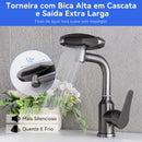 Luxury Line With 4 Jets Bathroom Faucet Countertop Basin With Mixer