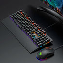Kit Gamer Teclado Mecânico + Mouse RGB BK-06 – Alta Performance para PC