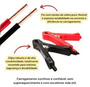 Carregador Inteligente de Bateria Automotiva 12V com Display Digital e Função de Reparo