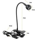 Mini Luminária LED USB com Clip Flexível para Unhas – Prática e Portátil | Neverdie Store