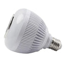 Lâmpada LED com Caixa de Som Bluetooth 12W + Controle Remoto
