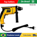 Furadeira Elétrica 650W com Mandril de Chave 10mm