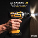 Furadeira/Parafusadeira de Impacto SparkBr AMG-PR01 21V – Kit com 26 Acessórios