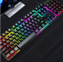 Teclado Gamer Semi-Mecânico RGB LED – Alto Desempenho para PC