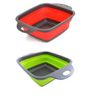 Escorredor Retrátil de Silicone Quadrado – Multiuso para Cozinha
