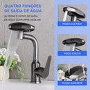 Luxury Line With 4 Jets Bathroom Faucet Countertop Basin With Mixer