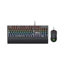 Kit Gamer Teclado Mecânico + Mouse RGB BK-06 – Alta Performance para PC