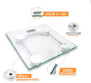Balança Digital Corporal Quadrada até 180kg – Neverdie Store