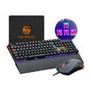 Kit Gamer Teclado Mecânico + Mouse RGB BK-06 – Alta Performance para PC