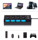 Hub USB 2.0 com 7 Portas – Extensor Régua para PC/Notebook