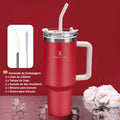 O Copo Térmico Portátil ROMANTIC CROWN 1200ml Inox com Tampa e Canudo