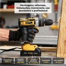 Furadeira/Parafusadeira de Impacto SparkBr AMG-PR01 21V – Kit com 26 Acessórios