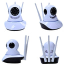 Câmera IP WiFi Wireless 3 Antenas HD – Giro 355° com ONVIF e P2P