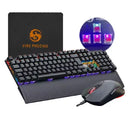 Kit Gamer Teclado Mecânico + Mouse RGB BK-06 – Alta Performance para PC
