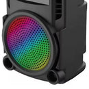 Caixa de Som Bluetooth Portátil com LED, USB, FM e Cartão SD