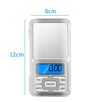 Mini Balança Digital de Precisão 0,1g até 500g – Portátil e Prática