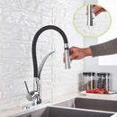 Torneira Gourmet de Cozinha com Ducha Extensível – Misturador Água Quente e Fria