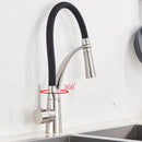 Torneira Gourmet de Cozinha com Ducha Extensível – Misturador Água Quente e Fria