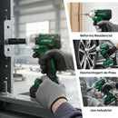 Chave de Impacto Elétrica Sem Fio 21V 450Nm com Motor Brushless, 2 Baterias e Maleta