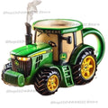 Caneca Caminhão Divertida em Cerâmica – Design Semi-Reboque | Presente Criativo