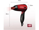 Secador de Cabelo Mondial Max Travel SC-10 Vermelho – Bivolt | Compacto e Ideal para Viagem