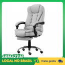 Cadeira de Escritório Executiva Python Fly Presidential Desk Chair – Ergonômica com Apoio Lombar e Ajuste de Altura