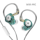 Fone de Ouvido KZ EDX PRO HiFi Bass In-Ear com Microfone