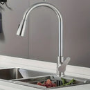 Torneira de Cozinha Inox com Ducha Extensível – Instalação de 1 Furo
