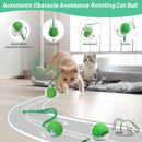 Brinquedo Automático para Gatos – Bola Interativa com Sensor de Movimento e Cauda Recarregável