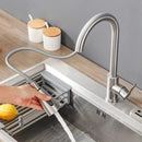 Torneira de Cozinha Inox com Ducha Extensível – Instalação de 1 Furo
