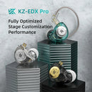 Fone de Ouvido KZ EDX PRO HiFi Bass In-Ear com Microfone