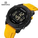 NRelógio Masculino Digital LCD Esportivo 50M à Prova d’Água Silicone –aviforce