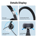 Headset com Fio USB EMEET Wired Headset com Microfone – Cancelamento de Ruído ENC para Escritório