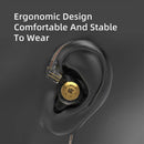 Fone de Ouvido KZ EDX PRO HiFi Bass In-Ear com Microfone