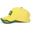 Boné Unissex Bordado Bandeira do Brasil – Ajustável e Confortável