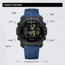 NRelógio Masculino Digital LCD Esportivo 50M à Prova d’Água Silicone –aviforce