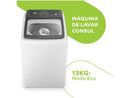 A Máquina de Lavar Consul 13kg CWN13AB Branca 12 Programas 220 V