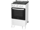 O Fogão Atlas Mônaco Plus 4 Bocas Inox Branco Bivolt