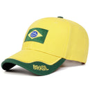 Boné Unissex Bordado Bandeira do Brasil – Ajustável e Confortável