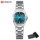Relógio Feminino Elegante Curren – Aço Inoxidável, Quartz, à Prova d’Água