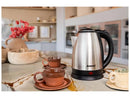 Chaleira Elétrica Amvox AKL 0150 1,8L Prata e Preta 110V